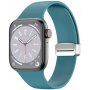 Silikonski remen sa metalnim magnetskim kopčanjem za Apple Watch 42mm / 41mm / 40mm / 38mm - tirkizni