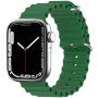 Silikonski ocean remen za Apple Watch 42mm / 41mm / 40mm / 38mm - tamno zeleni
