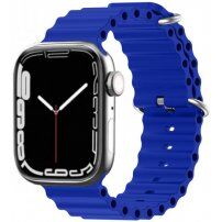 Silikonski ocean remen za Apple Watch 42mm / 41mm / 40mm / 38mm - plavi