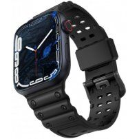 Otporni silikonski remen za Apple Watch 42mm / 41mm / 40mm / 38mm - crni
