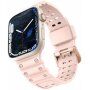 Otporni silikonski remen za Apple Watch 42mm / 41mm / 40mm / 38mm - ružičasti