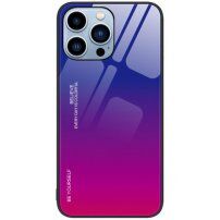 maskica sa staklenom stražnjom stranom za iPhone 14 Pro Max - plavkasta magenta