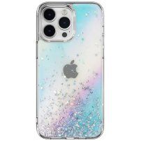 Prozirna maskica sa šljokicama za iPhone 14 Pro Max - duginih boja