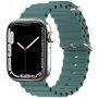 Silikonski ocean remen za Apple Watch 42mm / 41mm / 40mm / 38mm - petrolej