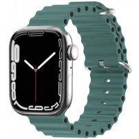 Silikonski ocean remen za Apple Watch 42mm / 41mm / 40mm / 38mm - petrolej