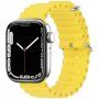 Silikonski ocean remen za Apple Watch 42mm / 41mm / 40mm / 38mm - žuti