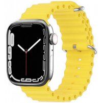 Silikonski ocean remen za Apple Watch 42mm / 41mm / 40mm / 38mm - žuti