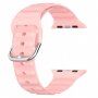 Silikonski remen Ocean Ripple za Apple Watch Ultra 49mm / 46mm / 45mm / 44mm / 42mm - ružičasti