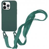 Silikonska maska sa prilagodljivim pojasom za iPhone 13 Pro Max - petrolej