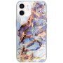 Svjetlucava mramorna maska za iPhone 11 - plavi