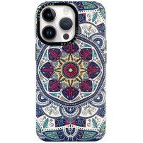 Svjetlucava maska sa uzorkom za iPhone 14 Pro Max - mandala