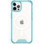 Prozirna maska sa okvirom u boji i MagSafe za iPhone 11 Pro Max - plavi