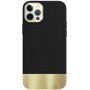 Zaštitna maska sa metaliziranim donjim dijelom za iPhone 11 Pro - crni