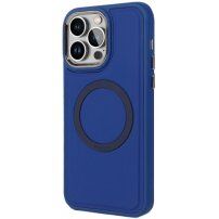 Otporna silikonska maska sa MagSafe za iPhone 14 Pro Max - plavi