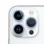 Kaljeno staklo sa svjetlucavim okvirima za zaštitu leća fotoaparata za iPhone 14 Pro / 14 Pro Max - plavo