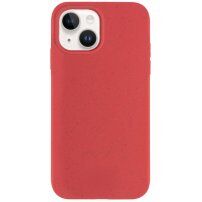 Matný eko razgradiva maskica za iPhone 14 - crveni