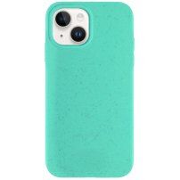 Matný eko razgradiva maskica za iPhone 14 Plus - tirkizni