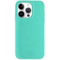 Matný eko razgradiva maskica za iPhone 13 Pro - tirkizni