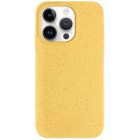 Matný eko razgradiva maskica za iPhone 13 Pro Max - žuti