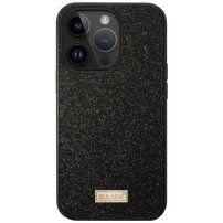 Sulada elegantna svjetlucava maska za iPhone 14 Pro Max - crni