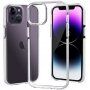 Prozirna maskica s šarenim okvirom od meke plastike za iPhone 14 Plus - bijeli