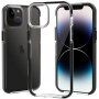 Prozirna maskica s šarenim okvirom od meke plastike za iPhone 14 Plus - crni