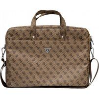 Guess 4G Triangle Logo torba za MacBook do 16" - smeđa