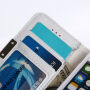 Flip futrola za iPhone 5 / 5S / SE (2016) - bijela mramor