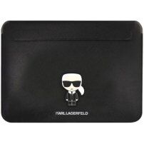 Karl Lagerfeld Saffiano Ikonik etui za MacBook do 16" - crna