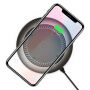 BASEUS bežični punjač s ventilacijom za iPhone - crna
