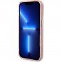 Guess Translucent prozirna maska sa MagSafe za iPhone 14 Pro Max - ružičasti