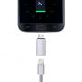 Adapter s lightning female na micro USB male - srebrna