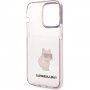 Karl Lagerfeld IML Choupette NFT prozirna maska za iPhone 14 Pro Max - ružičasti