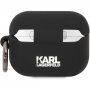 Karl Lagerfeld 3D Logo NFT Choupette Head silikonski omot za AirPods Pro - crni