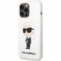 Karl Lagerfeld Ikonik NFT silikonska maska za iPhone 13 Pro Max - bijeli