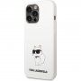 Karl Lagerfeld Choupette NFT silikonska maska za iPhone 13 Pro Max - bijeli