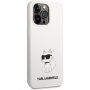 Karl Lagerfeld Choupette NFT silikonska maska za iPhone 13 Pro Max - bijeli