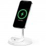 BELKIN BOOST CHARGE PRO 2u1 stalak za punjenje 15W sa MagSafe za iPhone / Airpods - bijeli