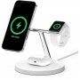 BELKIN BOOST CHARGE PRO 3u1 stanica za punjenje 15W sa MagSafe - bijela