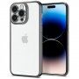 Spigen Optik Crystal prozirna maska sa metaliziranim rubom za iPhone 14 Pro Max - srebrni