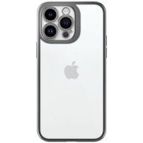 Spigen Optik Crystal prozirna maska sa metaliziranim rubom za iPhone 14 Pro Max - srebrni