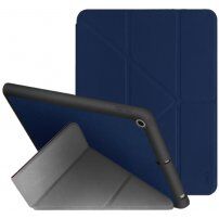 UNIQ Transforma Rigor futrola s origami stalkom i prostorom za Apple Pencil za iPad 10,2" (2019-2021) - tamno plavo