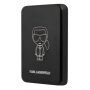 Karl Lagerfeld MagSafe bežični powerbank s portom USB-C - 3 000 mAh - crna