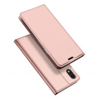 DUX DUCIS flip futrola za iPhone XR - ružičasta zlatna
