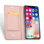 DUX DUCIS flip futrola za iPhone XR - ružičasta zlatna