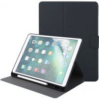 Futrola od PU kože sa stalkom i prostorom za Apple Pencil za iPad 10,2" (2019-2021) / Air 3 (2019) / Pro 10,5" - tamno sivo