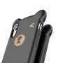 BASEUS maskica 3D medvjed za iPhone XR - crna