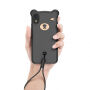 BASEUS maskica 3D medvjed za iPhone XR - crna