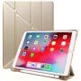 Futrola s origami stalkom i prostorom za Apple Pencil za iPad 10,2" (2019-2021) / Air 3 (2019) / Pro 10,5" - zlatni