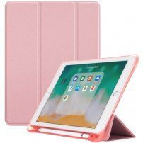 Flip futrola s funkcijom spavanja i prostorom za Apple Pencil za iPad 10,2" (2019-2021) / Air 3 (2019) / Pro 10,5" - ružičasto